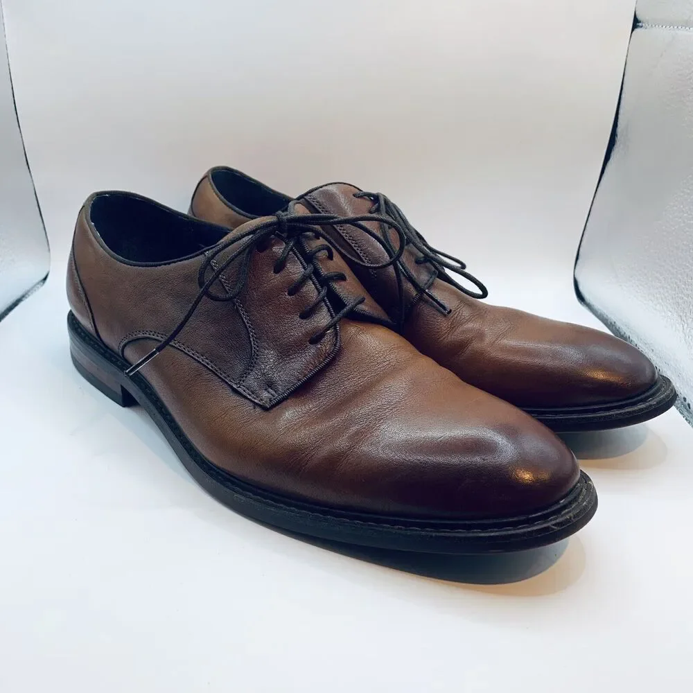 BRAND NEW Steve Madden Biltmore Oxfords brown leather men’s size US 9.5